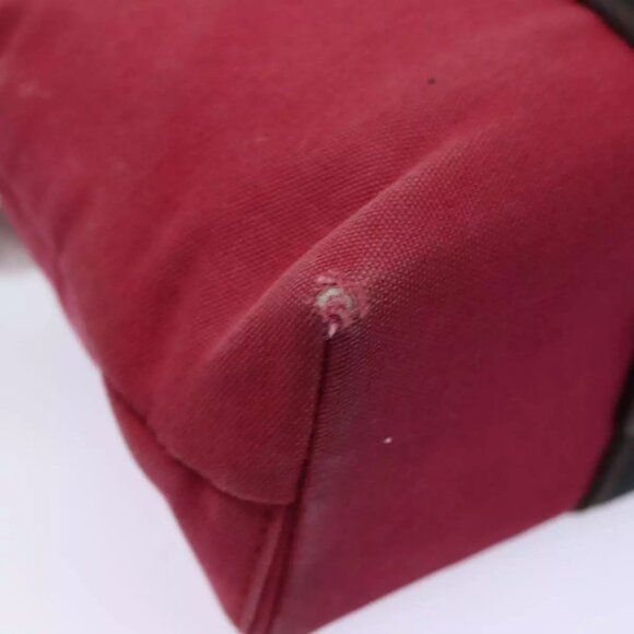 HERMES Toroca Horizontal PM Hand Bag Canvas Red - Picture 3 of 16